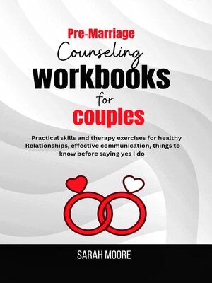 cover image of Pre-marriage counseling workbooks for couples